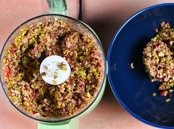 Cranberry Pistachio Cheese Log - Step 1